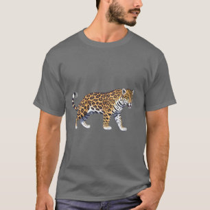 Camiseta Onça com Padrões Detalhados
