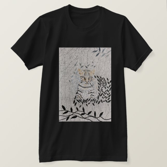 Camiseta Onça Pintada (desenho autoral) (Frente do Design)
