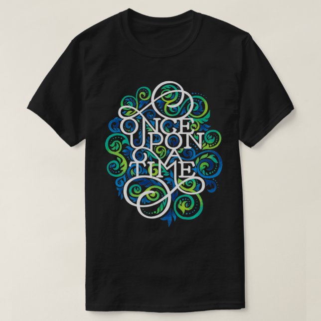 Camiseta Once Upon a Time Cute Lettering  (Frente do Design)