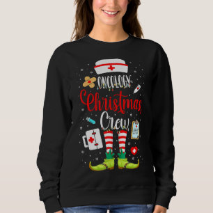 Camiseta Oncologia Tripulação de Natal Oncologia Enfermeira