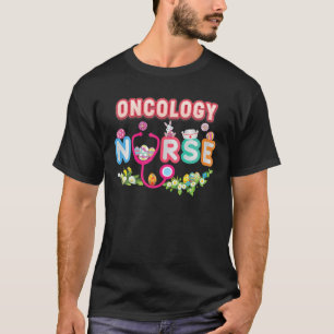 Camiseta Oncology Nurse Bunny Easter Eggs Hunt Nursing Day