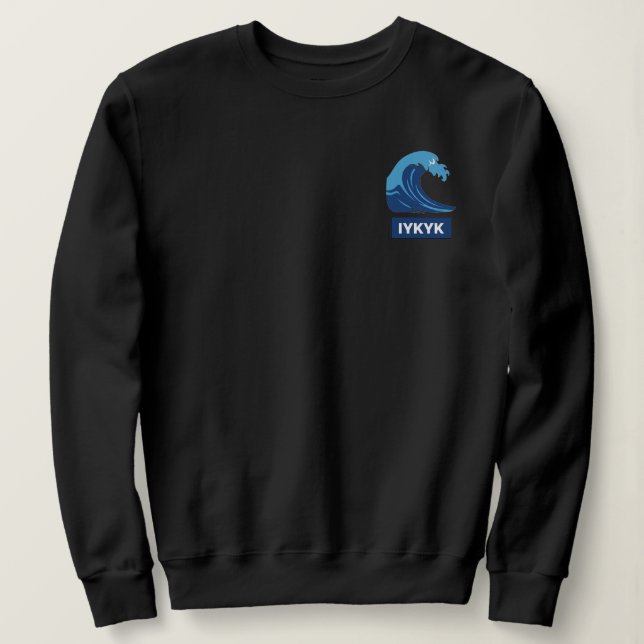 Camiseta Onda Azul (Frente do Design)
