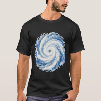 Camiseta Onda Azul Aquarela Tempestade Redemoinho – Nauti A