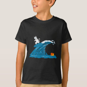 Camiseta Onda Bonita De Wave Azul Kamala Para Kamala Funny