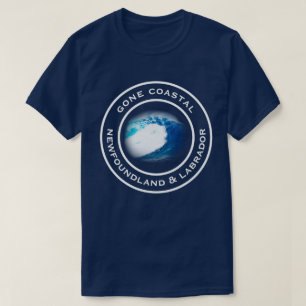 Camiseta Onda Costeira Newfoundland Labrador Ocean