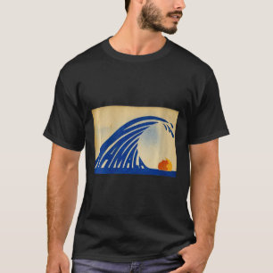 Camiseta Onda Cuja Onda Azul De Wave Kamala Para Kamala Fu