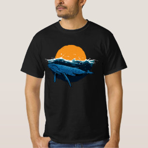 Camiseta Onda de baleia