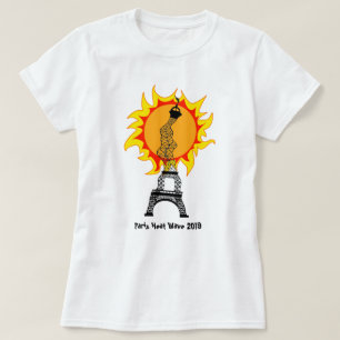 Camiseta Onda de calor em Paris 2019