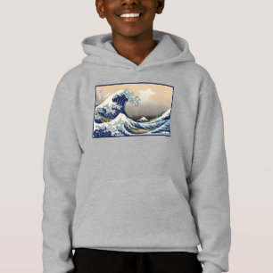 Camiseta Onda de excelente ao largo de Kanagawa e do mar Fu