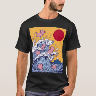 Camiseta Onda De Excelente Dos Axolotls