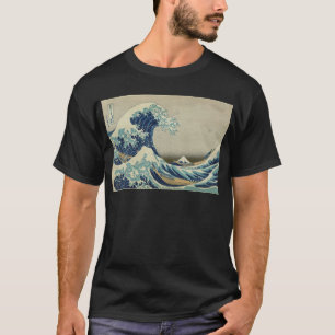 Camiseta Onda de Kanagawa por Katsushika Hokusai