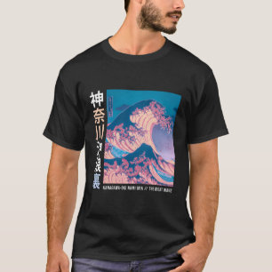 Camiseta Onda De Moda De Tóquio, Estética De Roupa De Rua J