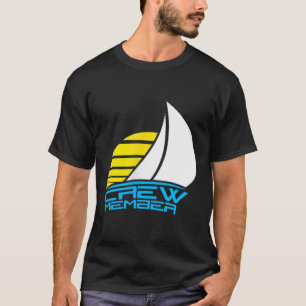 Camiseta Onda de Navio Tripulação de Marinheiros Equipe de