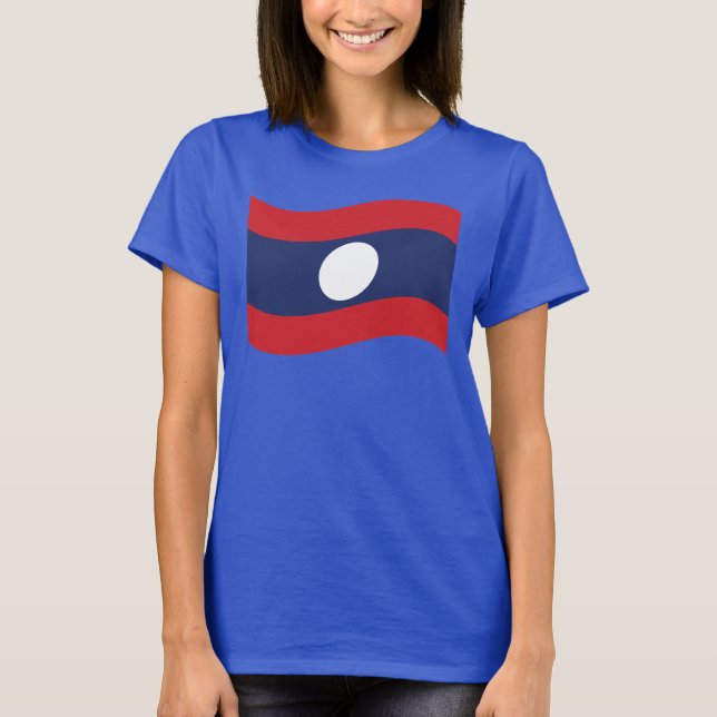 Camiseta Onda de Sinalizador Laos (Frente)