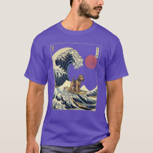 Camiseta Onda de surf japonesa Kanagawa Welsherrier vintage