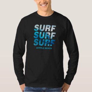 Camiseta Onda de Surf Myrtle Beach Carolina do Sul Oceano S