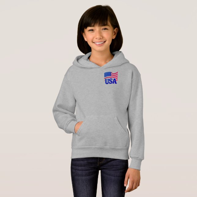 Camiseta Onda de Unidade dos Estados Unidos (Frente Completa)