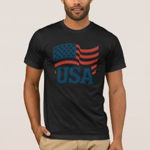 Camiseta Onda de Unidade dos Estados Unidos