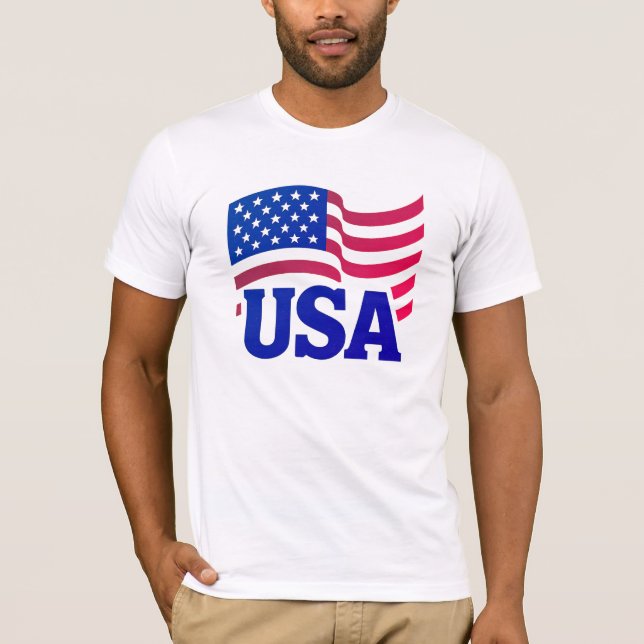 Camiseta Onda de Unidade dos Estados Unidos (Frente)