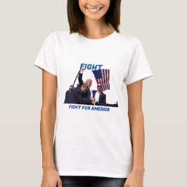 Camiseta Onda de vitória de Trump: Luta pela América