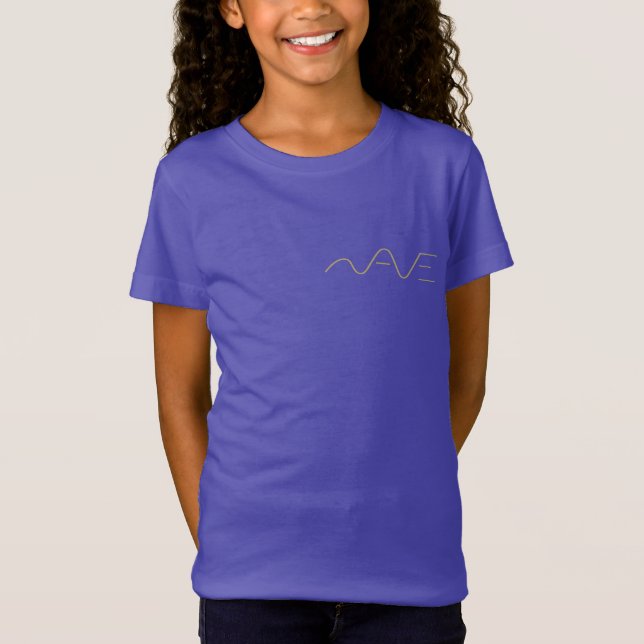 Camiseta onda design fofo (Frente)