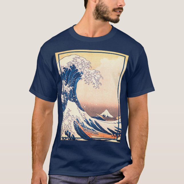 Camiseta Onda do Excelente - Arte japonesa (Frente)