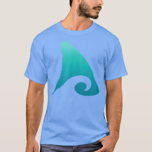 Camiseta Onda do Oceano de Fina de Tubarão