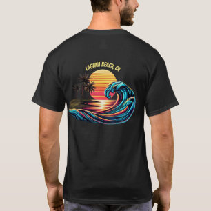 Camiseta Onda do Surf Retroativo Sunset