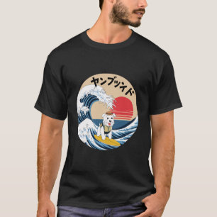 Camiseta Onda Kanagawa Japonesa, Terrier, Revestida Mole