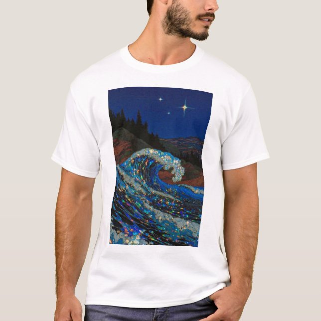 Camiseta Onda oceânica (Frente)