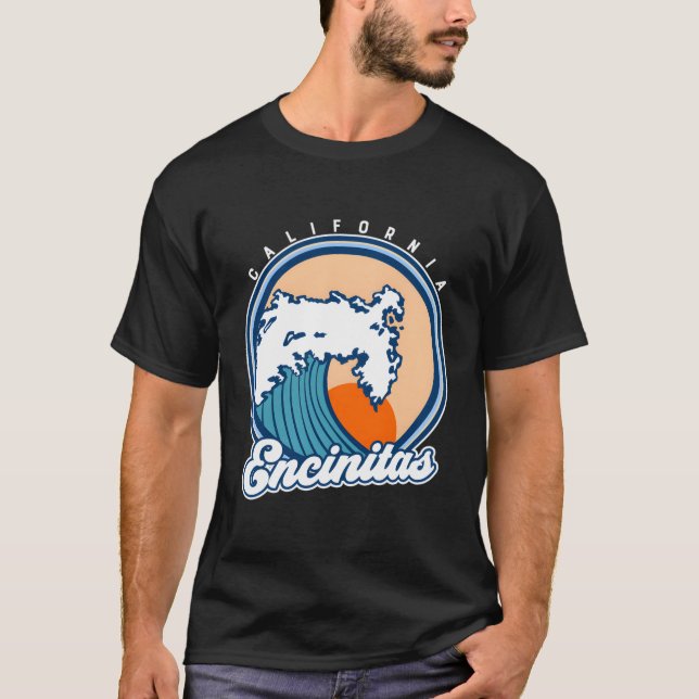 Camiseta Onda Surf Encinitas California (Frente)