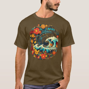 Camiseta Onda Tropical Havaiana