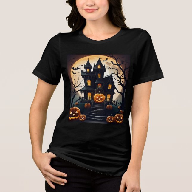 Camiseta Ondas à Lua: Uma Noite de Halloween (Frente)