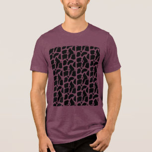 Camiseta Ondas abstrato de Serenidade
