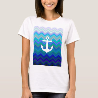 Camiseta Ondas & âncora