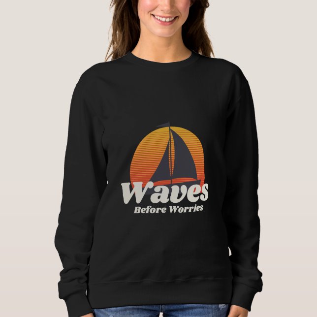 Camiseta Ondas antes das Preocupações (Frente)