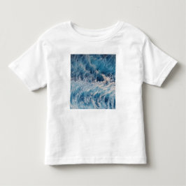 Camiseta Ondas azuis do oceano