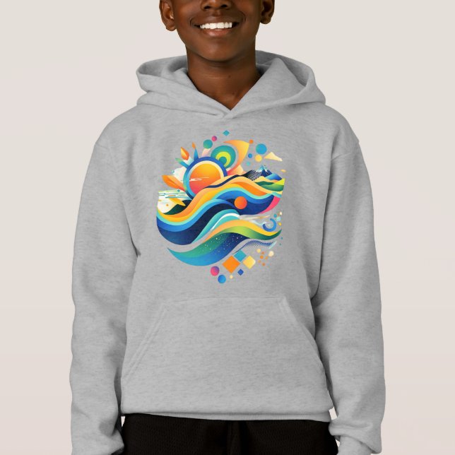 Camiseta Ondas da vida (Frente)