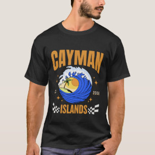 Camiseta Ondas das Ilhas Cayman