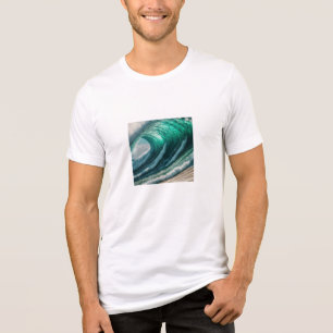 Camiseta ondas de água