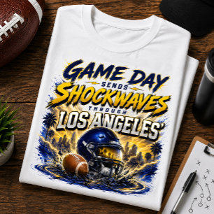 Camiseta Ondas de Choque no Futebol de Los Angeles