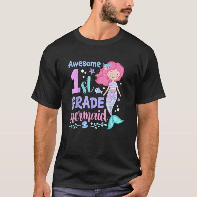 Camiseta Ondas De fazer Na Classe 1rua Sereia De Volta À Es (Frente)