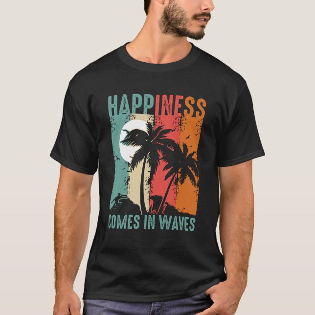 Camiseta Ondas de felicidade (Frente)