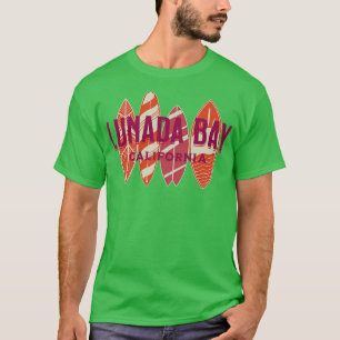 Camiseta Ondas de Surf de Navegação em Grande Onda na Calif