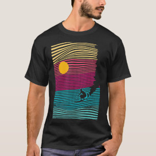 Camiseta Ondas de surf Surfer Beach Ocean Retro Sports Love