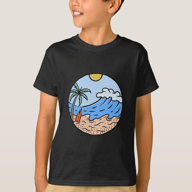 Camiseta Ondas de Verão (Frente)