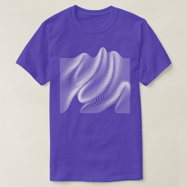 Camiseta ondas design 1 (Frente do Design)