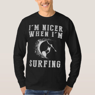 Camiseta Ondas deslizantes de riso: abraçar o lado comédico