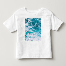 Camiseta Ondas do Oceano Azul