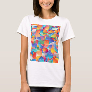 Camiseta Ondas do Oceano Sunset